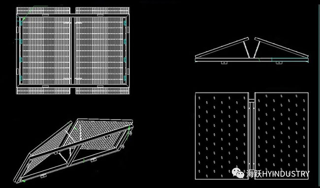 新型铝格栅沟盖板 新型铝格栅沟盖板