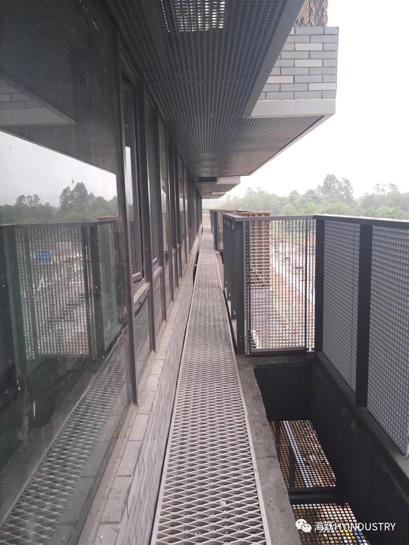 铝格栅踏步板阳台检修安全步道